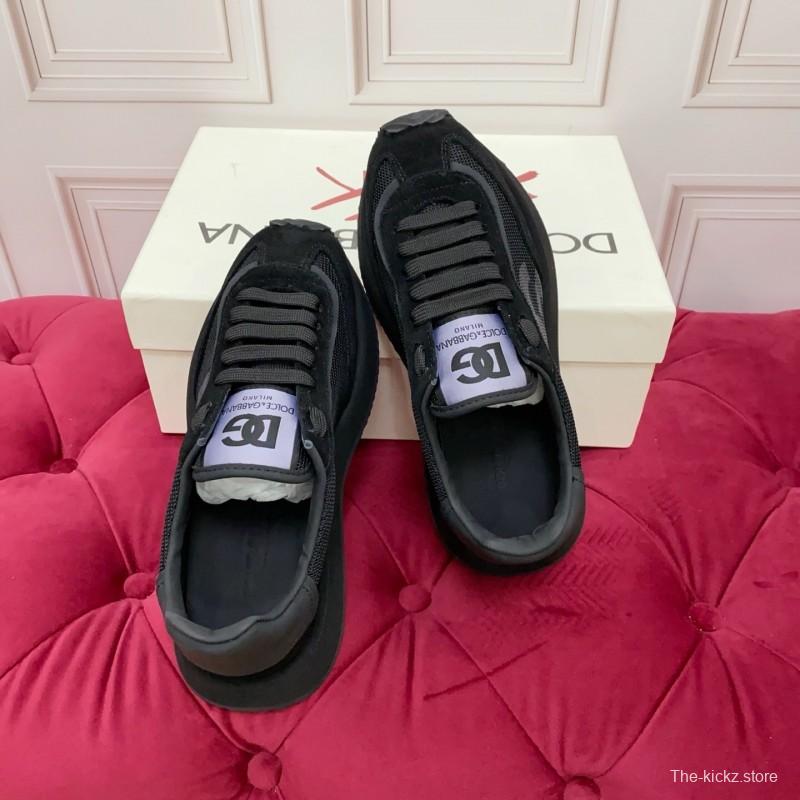 Dolce & Gabbana 2025/SS New Collection Luxury Embroidered Logo Sneakers - AS00300