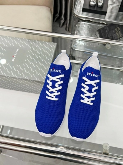 Kiton Four Seasons Classic Casual Knit Shoes - KFY00300