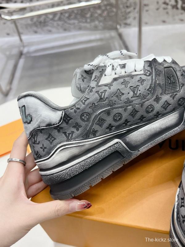 LV Trainer Basketball Series Washed Sneakers - LY00430