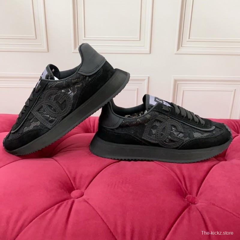 Dolce & Gabbana 2025/SS New Collection Luxury Embroidered Logo Sneakers - AS00300