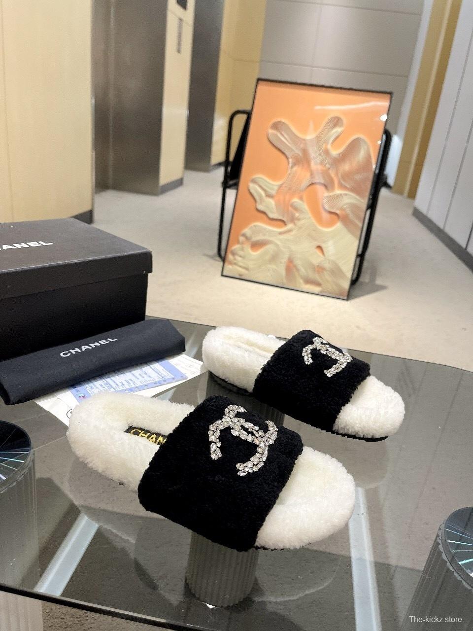 Chanel 2025 SS New Wool Slippers Soft Fine Wool - LY00280