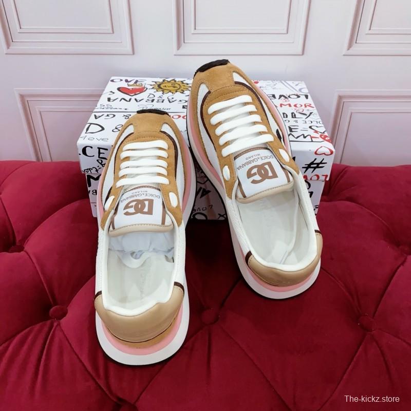 Dolce & Gabbana 2025 Spring Summer Collection Luxury Embroidered Logo Sneakers - AS00300