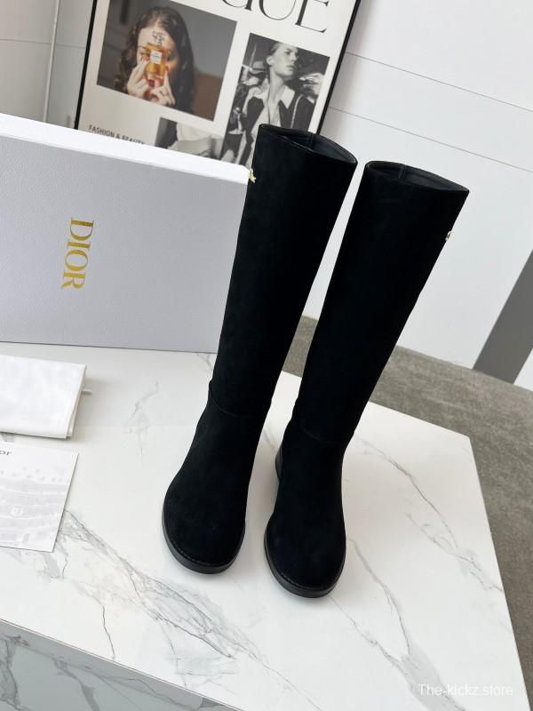 Dior 2025/SS Retro British Style Brogue New Knight Boots - LY00440