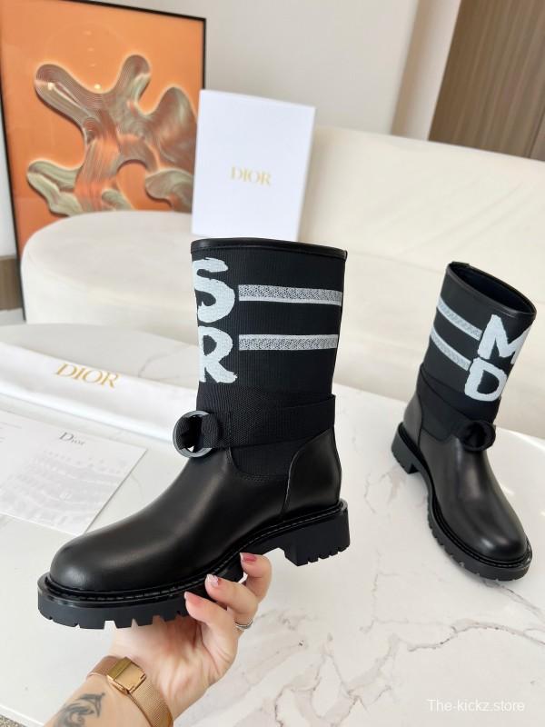 Dior 2025/SS Autumn Winter Boots Retro Work Boots Slip-On - LY00320