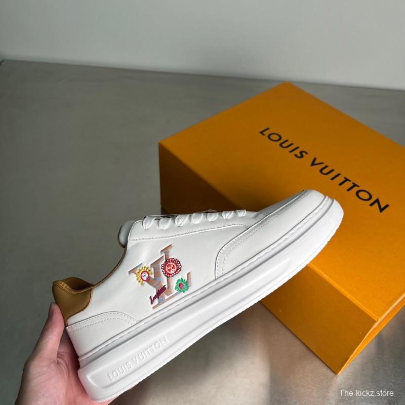 Louis Vuitton Beverly Hills Low-Top Fashion Sneakers Unisex Couple Style - YC