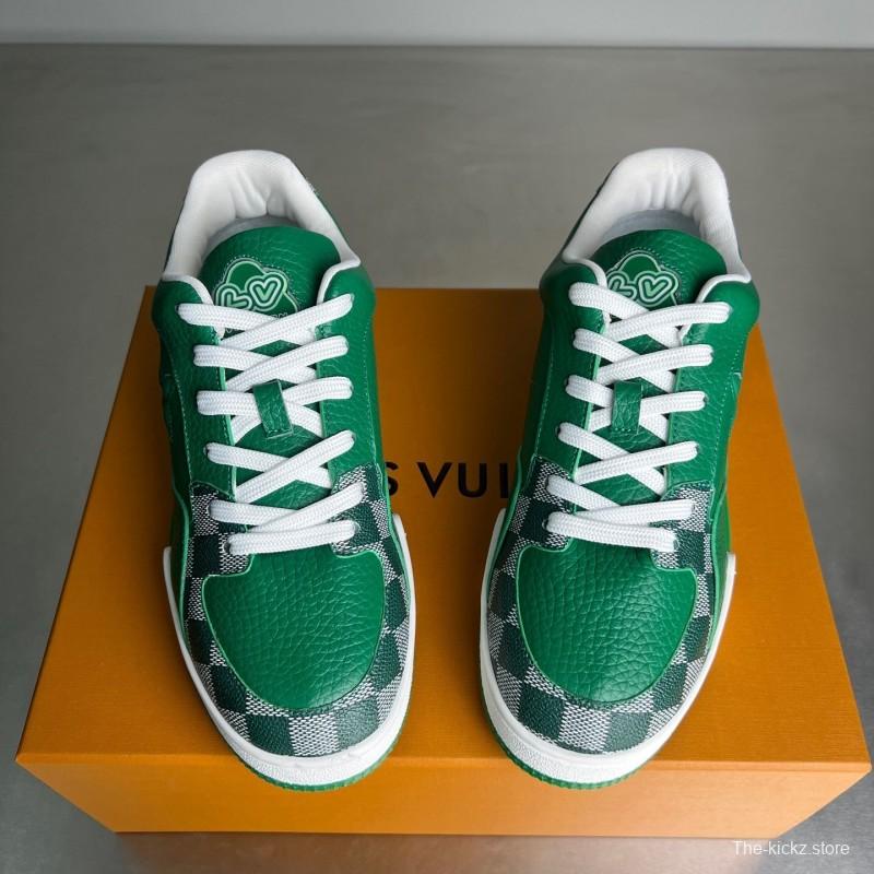 Louis Vuitton Signature Logo Casual Shoes with Imported Calfskin - YC