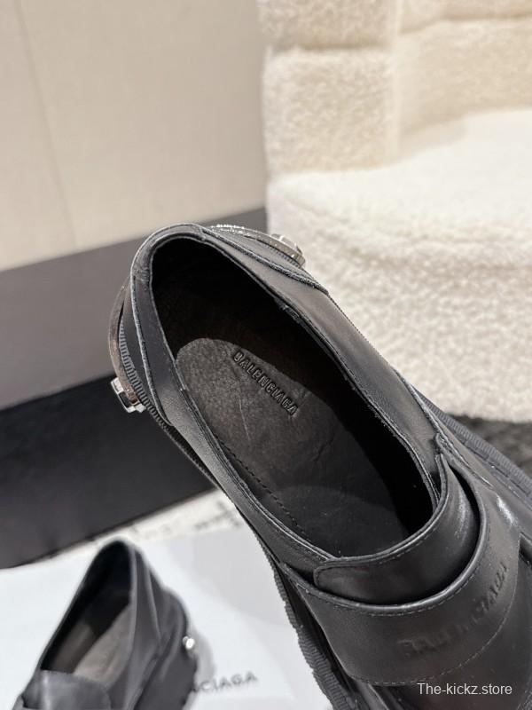 Balenciaga 2025 SS Loafers with Retro Design and Lightweight TPU Sole - KFY00320